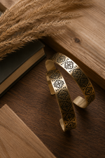 Bransoletka Etno – ręcznie wykonana z mosiądzu - obrazek 5