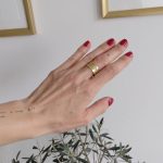 Pierścionek PLUMO - handmade z mosiądzu