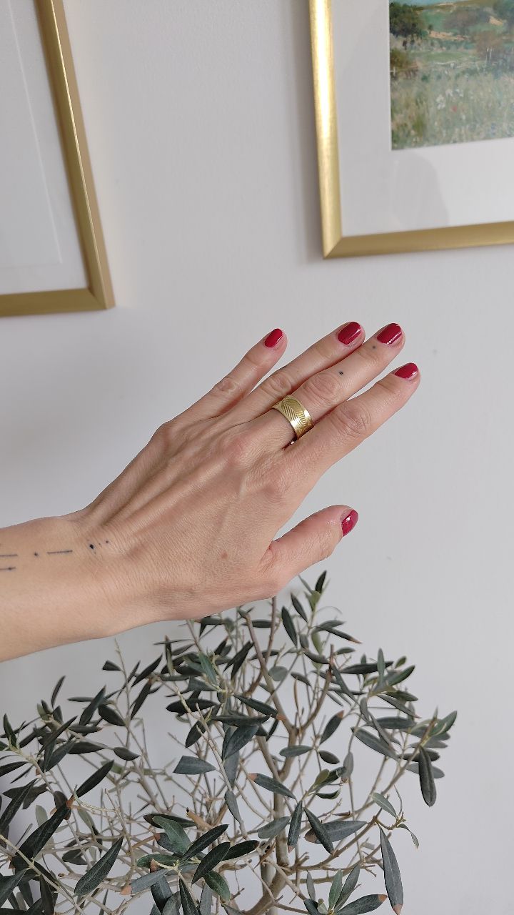 P_20260413_113725 Pierścionek PLUMO - handmade z mosiądzu - obrazek 1