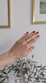 Pierścionek SPIRITO - handmade z mosiądzu - obrazek 3