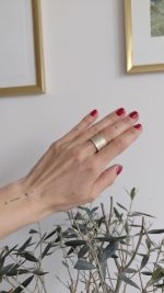 Pierścionek TRZECIE OKO - kolor srebrny - obrazek 3