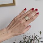 Pierścionek KWIAT ŻYCIA - kolor srebrny, handmade