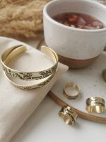 I AM ENOUGH – bransoletka z mosiądzu z napisem