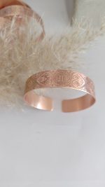 BLIŹNIĘTA – bransoletka znaku zodiaku z miedzi - obrazek 3